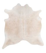 Beige X-Large Brazilian Cowhide Rug 7'4"H x 6'9"W #A8106 by Hudson Hides