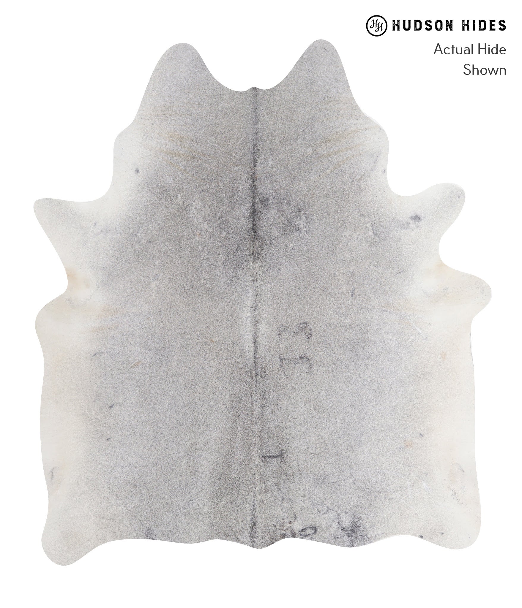 Medium Grey Cowhide Rug #A8130
