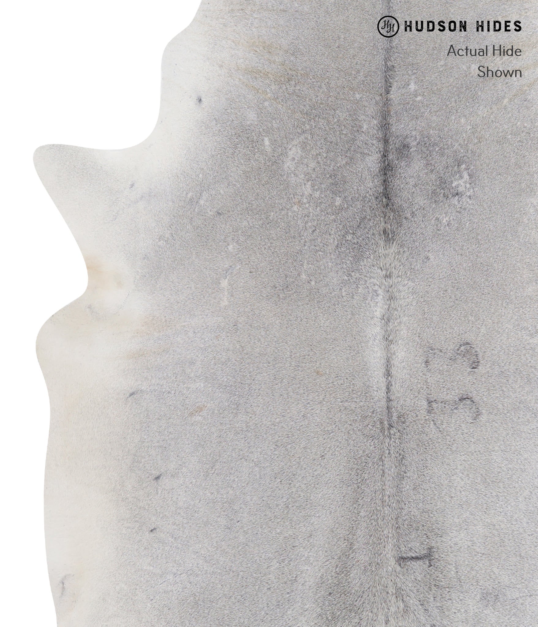 Medium Grey Cowhide Rug #A8130