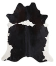Black and White XX-Large Brazilian Cowhide Rug 8'2"H x 6'2"W #A8282 by Hudson Hides