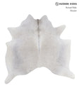 Medium Grey X-Large Brazilian Cowhide Rug 6'4"H x 6'6"W #A8585 by Hudson Hides