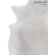 Medium Grey X-Large Brazilian Cowhide Rug 6'4"H x 6'6"W #A8585 by Hudson Hides