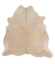 Beige X-Large Brazilian Cowhide Rug 6'9"H x 6'6"W #A8993 by Hudson Hides