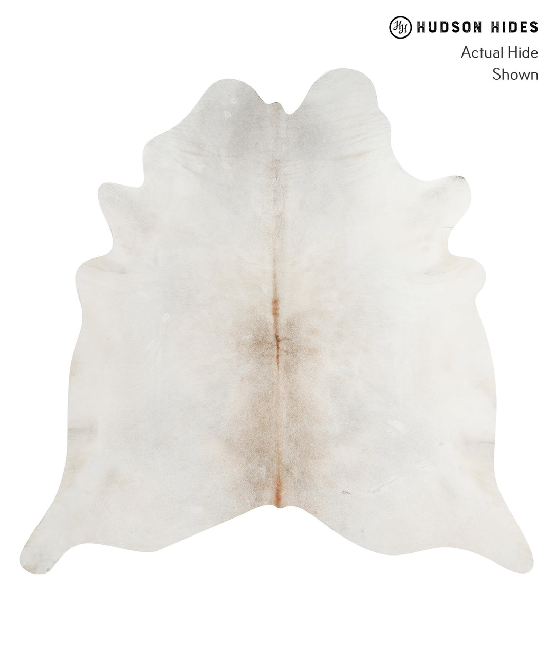 Grey with Beige XX-Large Brazilian Cowhide Rug 7'4"H x 7'6"W #A9295 by