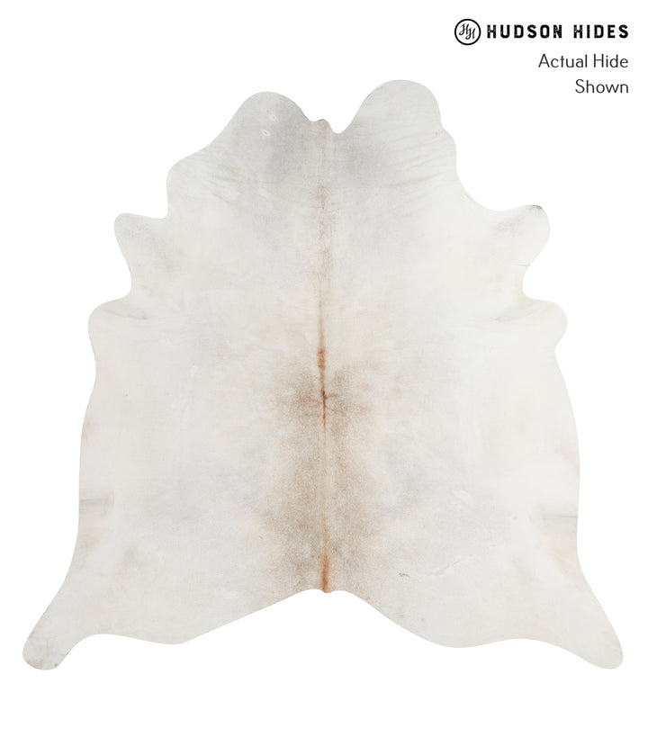 Grey with Beige XX-Large Brazilian Cowhide Rug 7'4"H x 7'6"W #A9295 by Hudson Hides