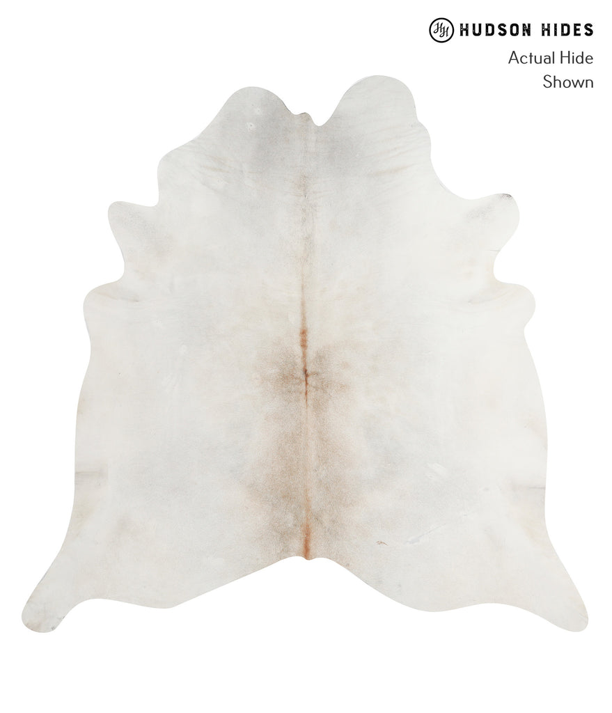 Grey with Beige XX-Large Brazilian Cowhide Rug 7'4"H x 7'6"W #A9295 by Hudson Hides