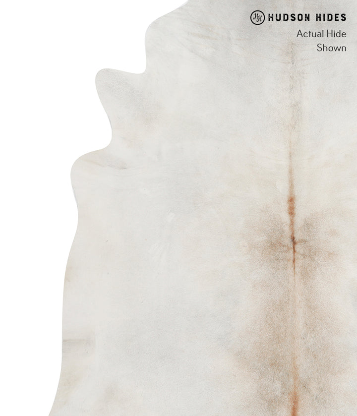Grey with Beige XX-Large Brazilian Cowhide Rug 7'4"H x 7'6"W #A9295 by Hudson Hides