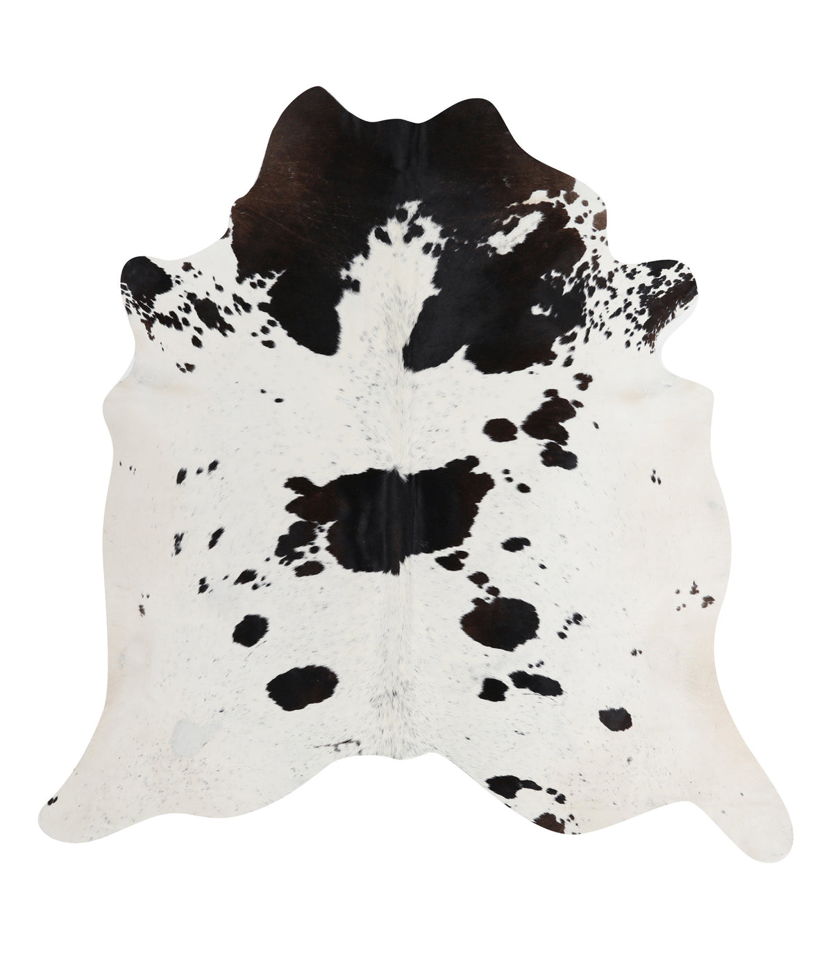 Black and White Cowhide Rug #A9381