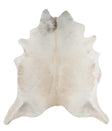 Ivory with Beige XX-Large Brazilian Cowhide Rug 8'3"H x 7'7"W #A9467 by Hudson Hides
