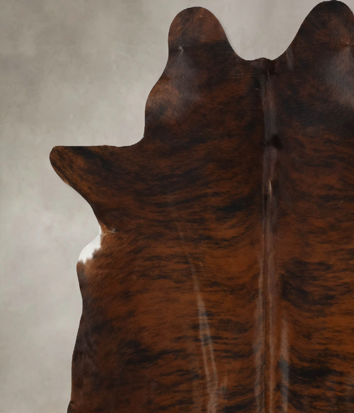 Dark Brindle Cowhide Rug #B10015