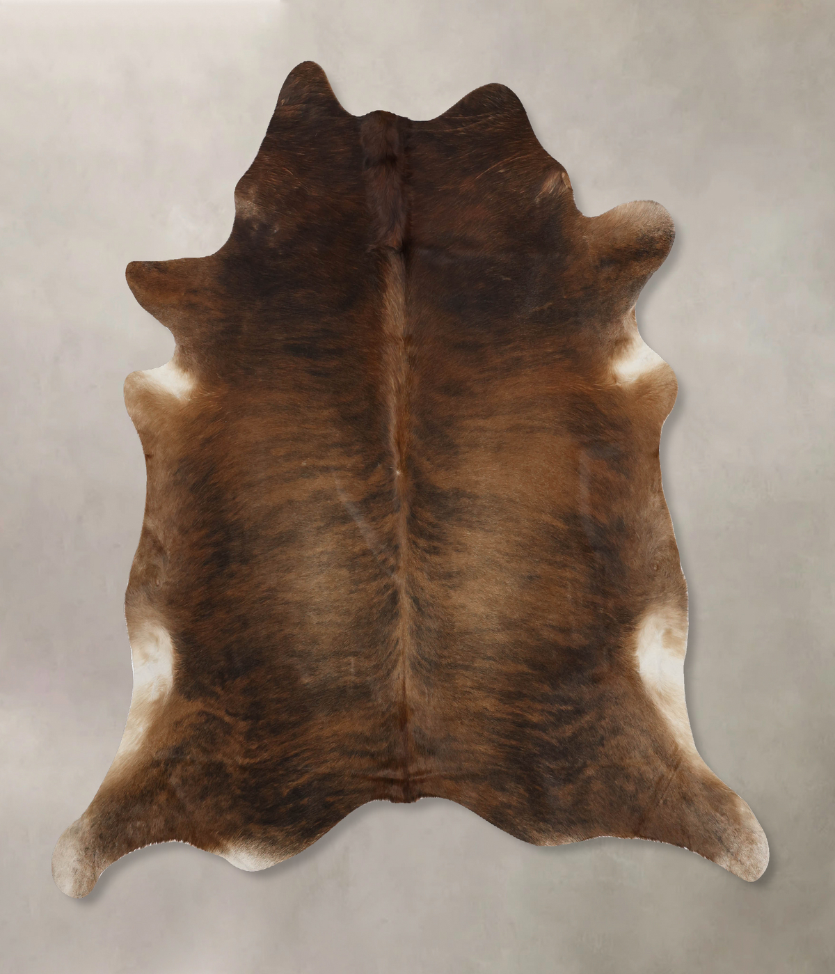 Dark Brindle Cowhide Rug #B10035