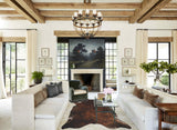 Dark Brindle X-Large Brazilian Cowhide Rug 6'11"H x 6'5"W #B10036 by Hudson Hides