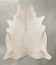 Champagne XX-Large Brazilian Cowhide Rug 7'6"H x 6'8"W #B10053 by Hudson Hides
