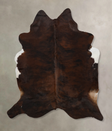 Dark Brindle X-Large Brazilian Cowhide Rug 6'11"H x 6'3"W #B10098 by Hudson Hides