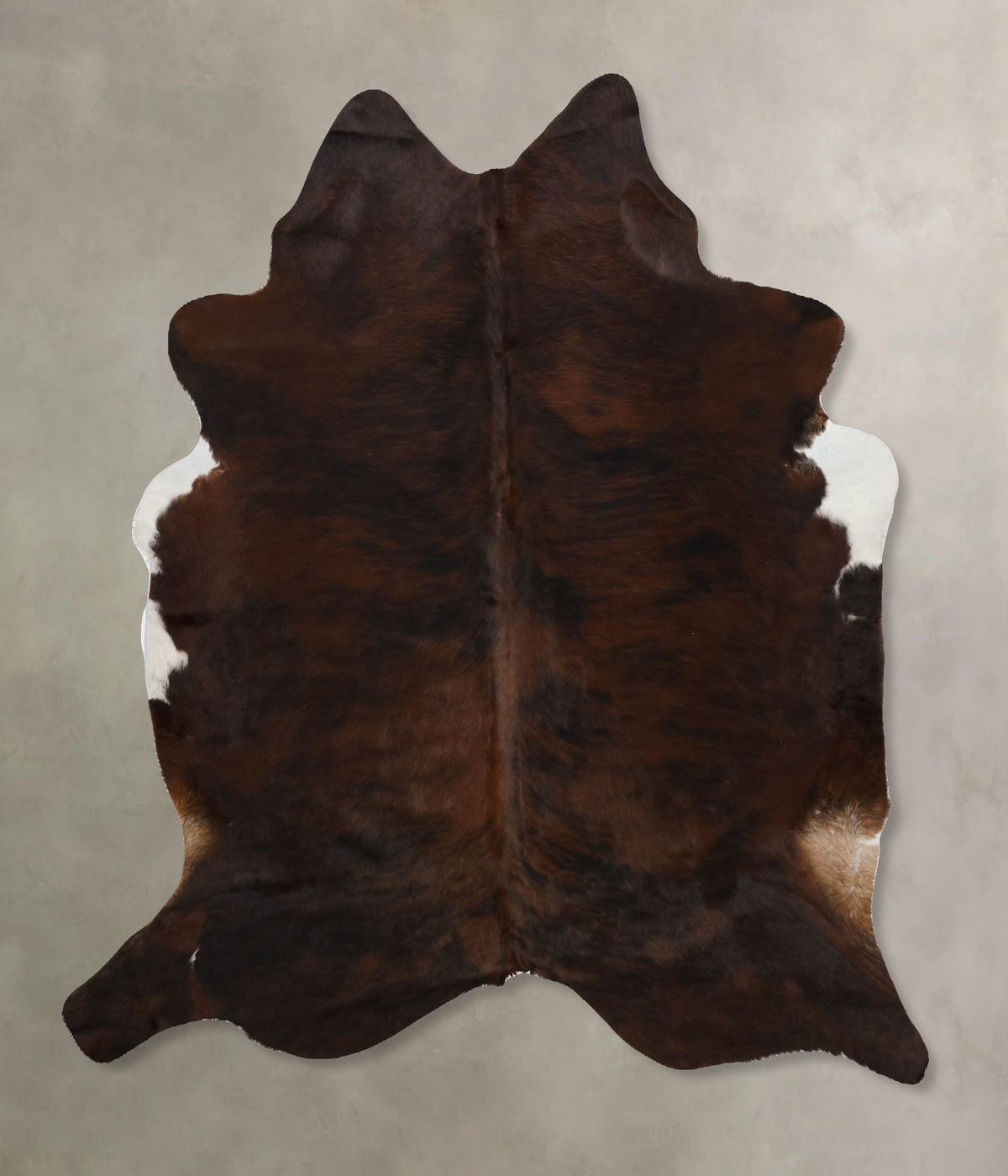 Dark Brindle Cowhide Rug #B10098