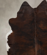Dark Brindle X-Large Brazilian Cowhide Rug 6'11"H x 6'3"W #B10098 by Hudson Hides