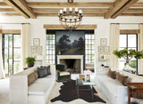 Dark Brindle X-Large Brazilian Cowhide Rug 6'11"H x 6'3"W #B10098 by Hudson Hides