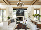 Dark Brindle X-Large Brazilian Cowhide Rug 6'8"H x 6'4"W #B10210 by Hudson Hides