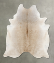 Grey with Beige XX-Large Brazilian Cowhide Rug 8'0"H x 6'6"W #B10228 by Hudson Hides