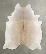 Grey with Beige XX-Large Brazilian Cowhide Rug 8'0"H x 6'6"W #B10228 by Hudson Hides