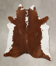 Hereford XX-Large Brazilian Cowhide Rug 8'4"H x 6'6"W #B10250 by Hudson Hides