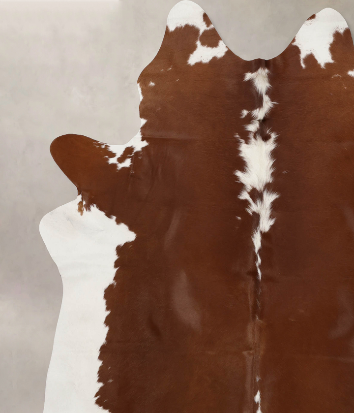 Hereford XX-Large Brazilian Cowhide Rug 8'4"H x 6'6"W #B10250 by Hudson Hides