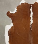 Hereford X-Large Brazilian Cowhide Rug 7'3"H x 6'5"W #B10251 by Hudson Hides