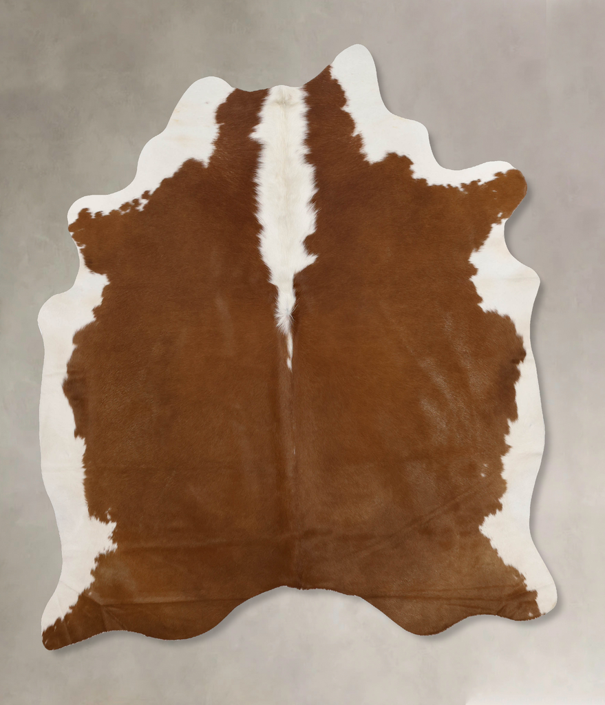Hereford X-Large Brazilian Cowhide Rug 7'8"H x 6'4"W #B10254 by Hudson Hides