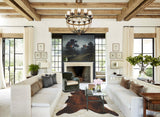 Dark Brindle X-Large Brazilian Cowhide Rug 6'10"H x 6'2"W #B10308 by Hudson Hides