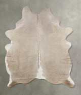 Medium Grey X-Large Brazilian Cowhide Rug 7'9"H x 5'9"W #B10355 by Hudson Hides