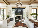 Dark Brindle X-Large Brazilian Cowhide Rug 7'2"H x 5'10"W #B10425 by Hudson Hides