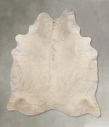 Champagne X-Large Brazilian Cowhide Rug 7'7"H x 6'4"W #B10450 by Hudson Hides