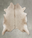 Champagne X-Large Brazilian Cowhide Rug 7'0"H x 6'8"W #B10496 by Hudson Hides