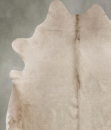 Champagne X-Large Brazilian Cowhide Rug 7'0"H x 6'8"W #B10496 by Hudson Hides