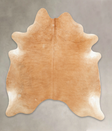 Beige X-Large Brazilian Cowhide Rug 7'2"H x 6'2"W #B1065 by Hudson Hides