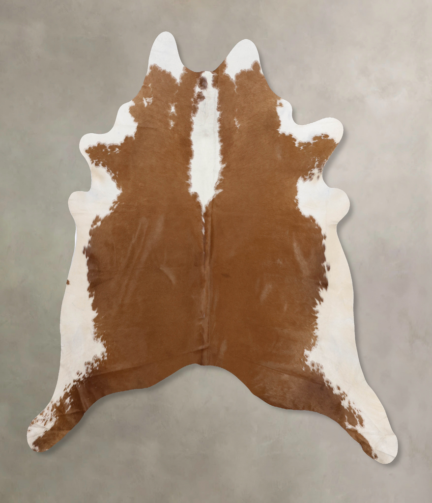 Hereford XX-Large Brazilian Cowhide Rug 7'6"H x 7'2"W #B10678 by Hudson Hides