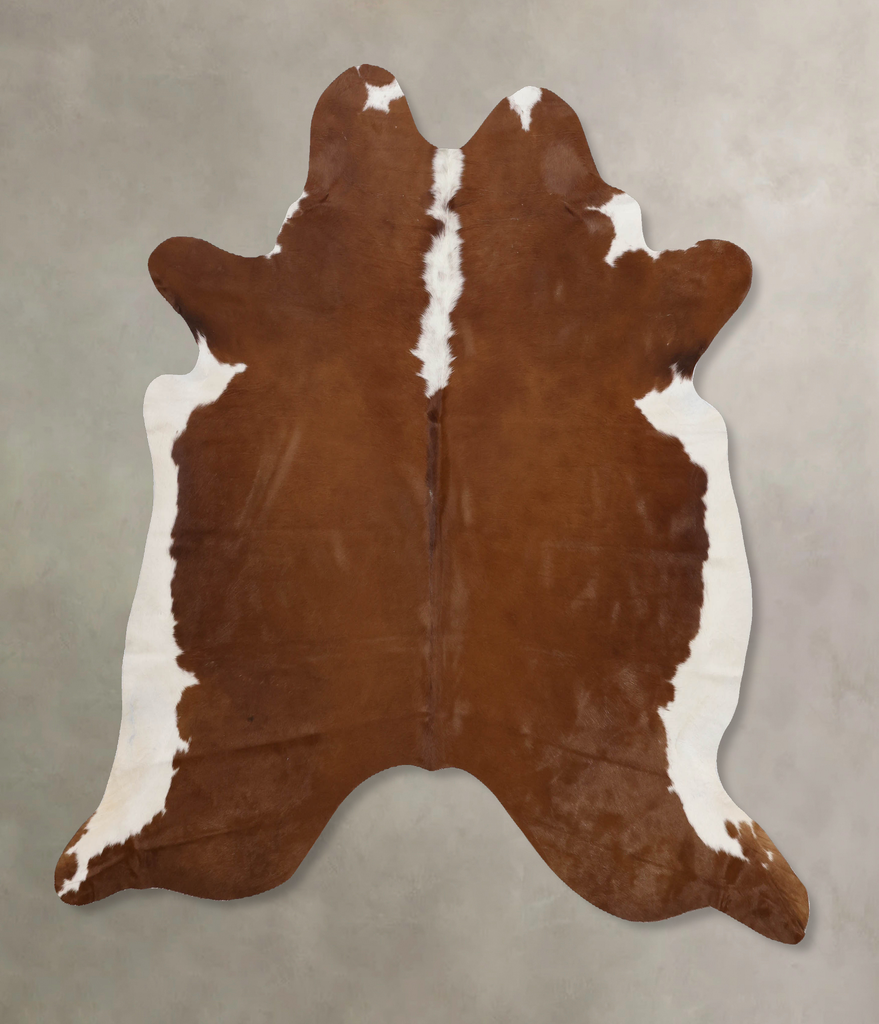 Hereford X-Large Brazilian Cowhide Rug 6'7"H x 6'5"W #B10679 by Hudson Hides