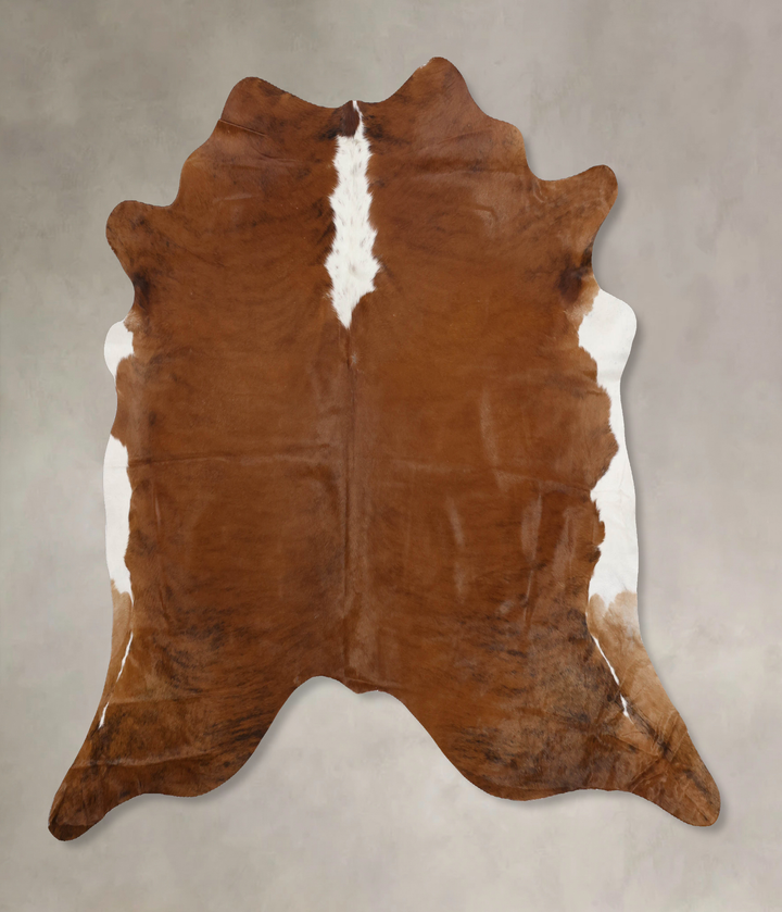 Hereford X-Large Brazilian Cowhide Rug 6'8"H x 7'2"W #B10680 by Hudson Hides