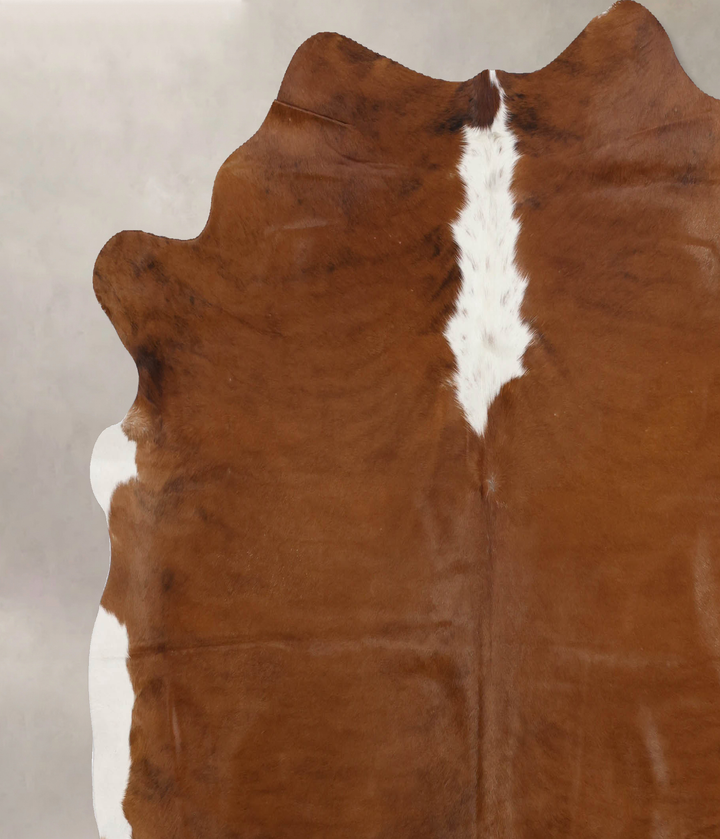 Hereford X-Large Brazilian Cowhide Rug 6'8"H x 7'2"W #B10680 by Hudson Hides