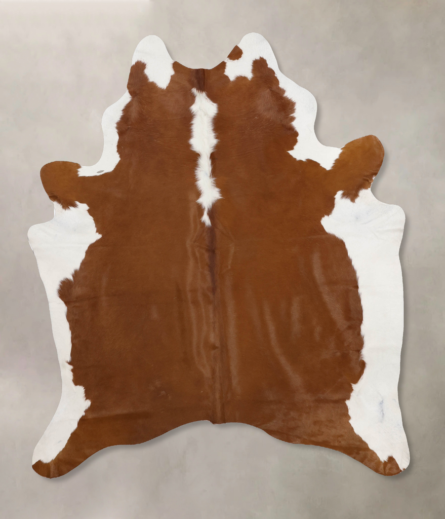 Hereford X-Large Brazilian Cowhide Rug 7'2"H x 5'10"W #B10682 by Hudson Hides