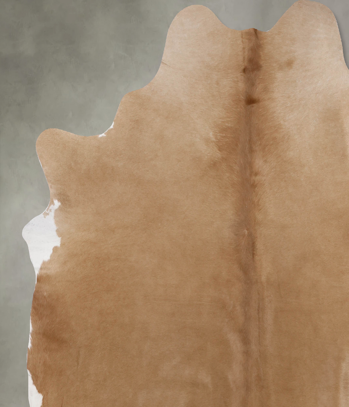 Beige XX-Large Brazilian Cowhide Rug 7'10"H x 6'9"W #B10705 by Hudson Hides