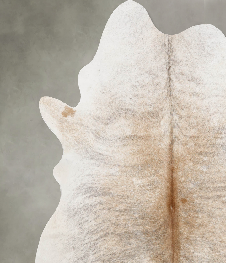 Light Brindle X-Large Brazilian Cowhide Rug 7'1"H x 6'3"W #B10795 by Hudson Hides