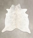 Grey Brindle XX-Large Brazilian Cowhide Rug 7'8"H x 7'2"W #B1080 by Hudson Hides