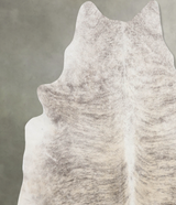 Grey Brindle XX-Large Brazilian Cowhide Rug 7'11"H x 7'1"W #B10816 by Hudson Hides