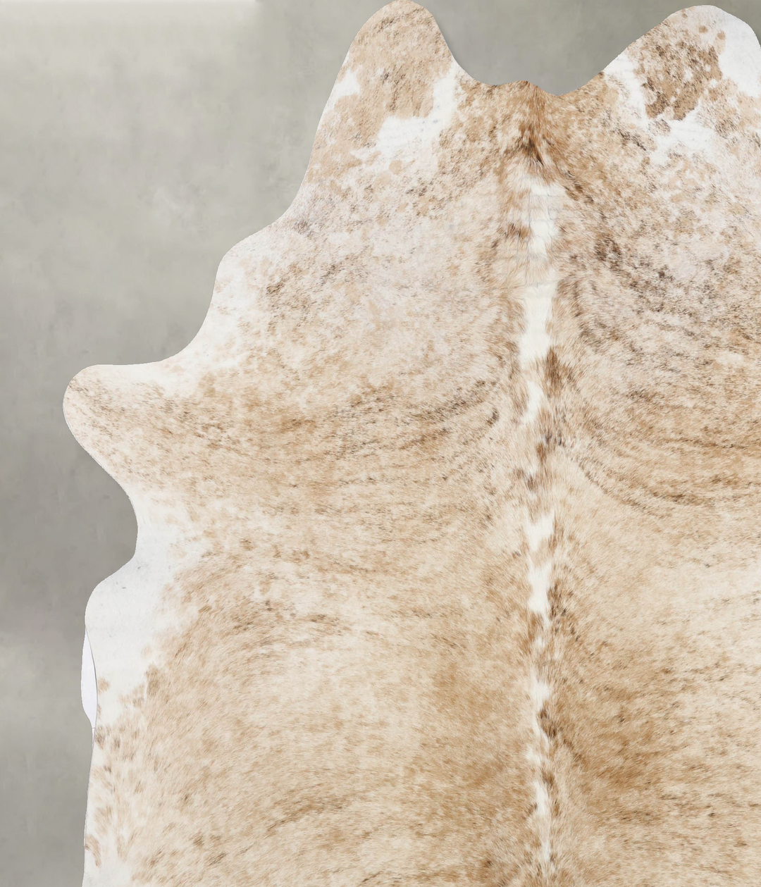 Light Brindle XX-Large Brazilian Cowhide Rug 8'0"H x 6'11"W #B10830 by