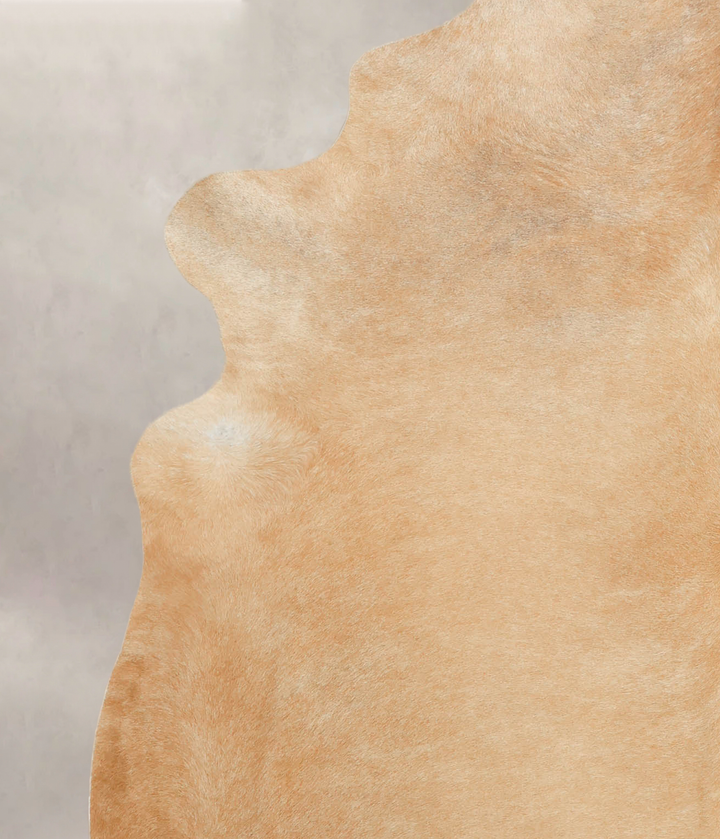 Beige XX-Large Brazilian Cowhide Rug 7'9"H x 6'10"W #B1089 by Hudson Hides