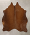 Warm Caramel Medium Brazilian Cowhide Rug 4'10