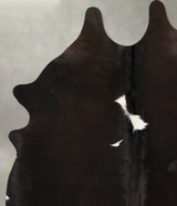 Black and White Large Brazilian Cowhide Rug 6'5"H x 5'5"W #B11106 by Hudson Hides