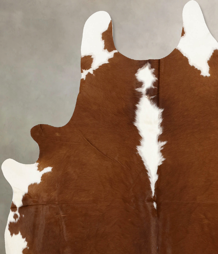 Hereford X-Large Brazilian Cowhide Rug 6'11"H x 5'11"W #B11185 by Hudson Hides