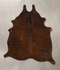 Medium Brindle Large Brazilian Cowhide Rug 6'6